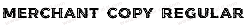 merchant copy regular字体转换